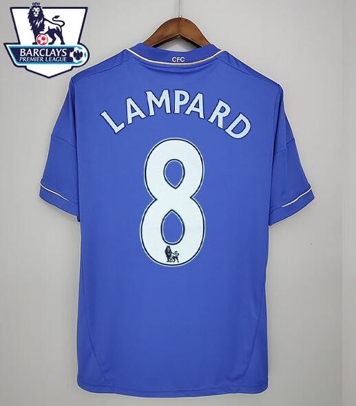 2012-13 Chelsea Retro Home Kit Soccer Jersey LAMPARD #8